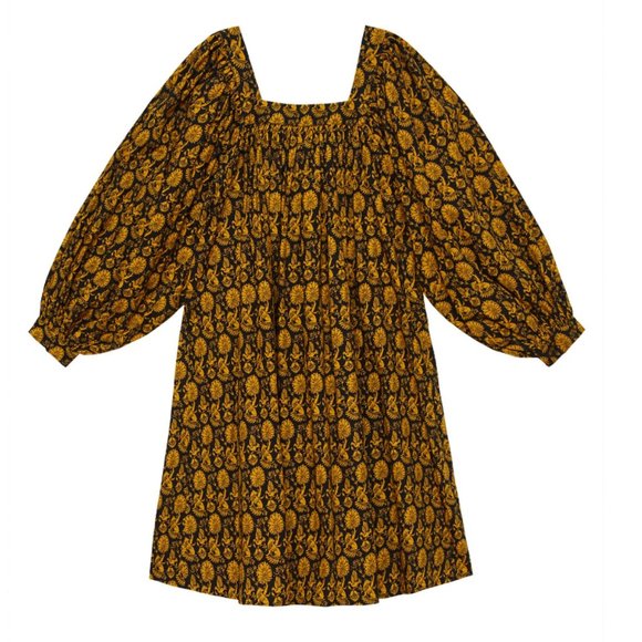 Batsheva Dresses Laura Ashley X Batsheva Beaumaris Dress In Camelot